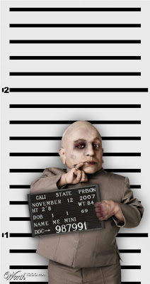 Mini-Me, Photoshopped Celebrity Mugshots