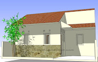 Desain Kamar Mandi Hotel on Rumah Gratis  Rumah Di Lahan 9x8 M2 Dengan Dua Kamar Dan Carport