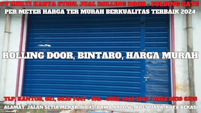 GAMBAR, DAFTAR, HARGA, ROLLING DOOR, PER METER, MURAH, BINTARO, 2024