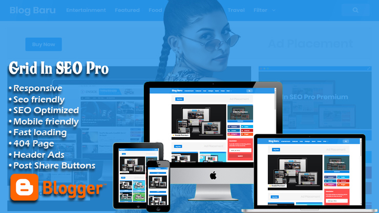 Grid In SEO Responsive Blogger Template