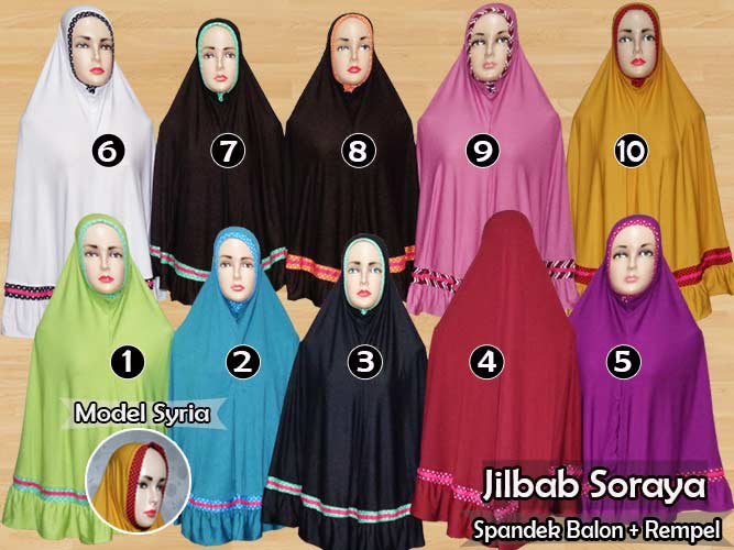  Jilbab  instan  syar i terbaru dan modern model syria 