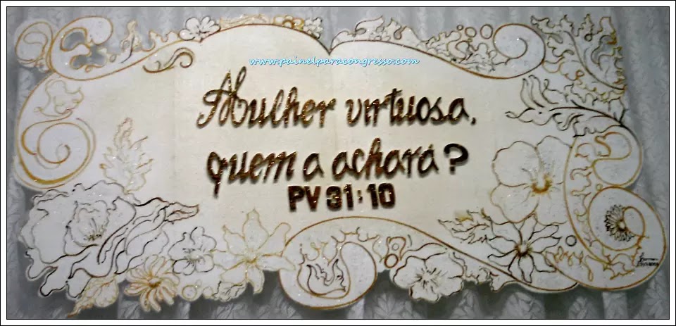 Placa com tema de irmãs círculo de oração Mulher virtuosa nº101 