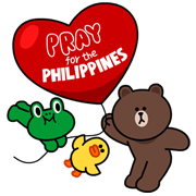 $500,000 raises of Line app for the Typhoon Yolanda Victims