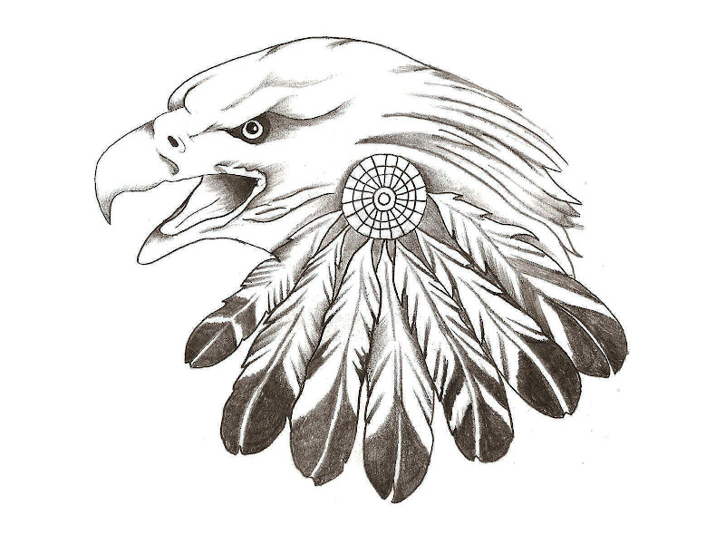 Eagle Feather Tattoo title=