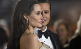 Fotografia de Angelina Jolie e Brad Pitt