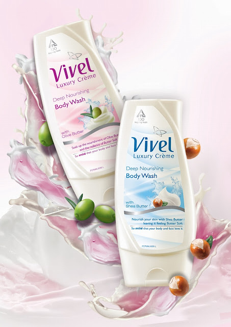Vivel  Luxury Crème Body Wash with Olive and Shea Butter