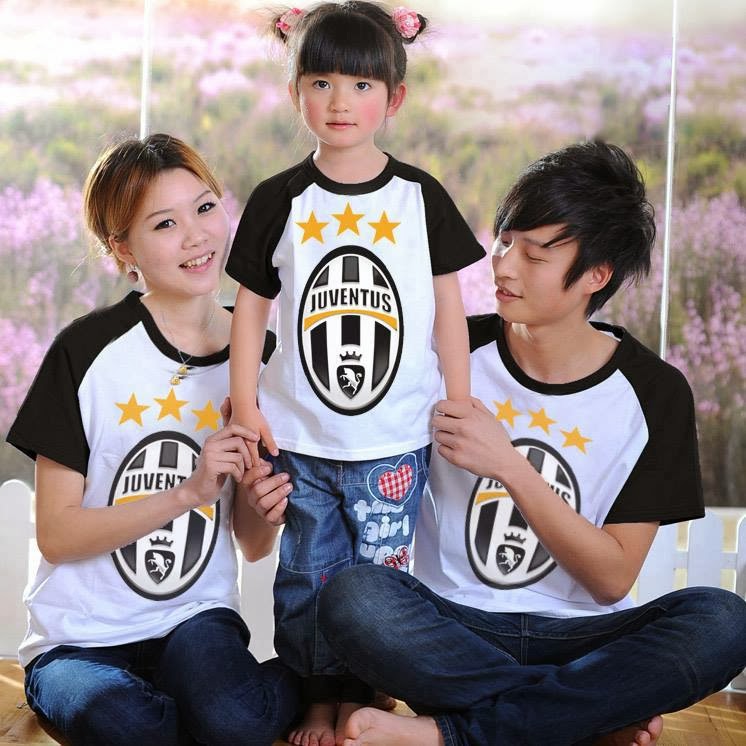 Grosir Baju  On Line Family Tees Bola Juventus  