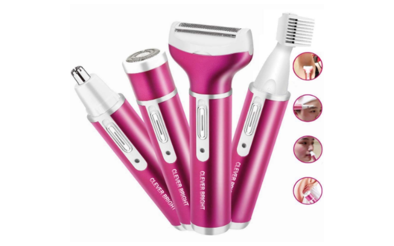 Women's Hair Removal 4 in 1 Eyebrows Shaper Nose Trimmer | Clever Bright | Review