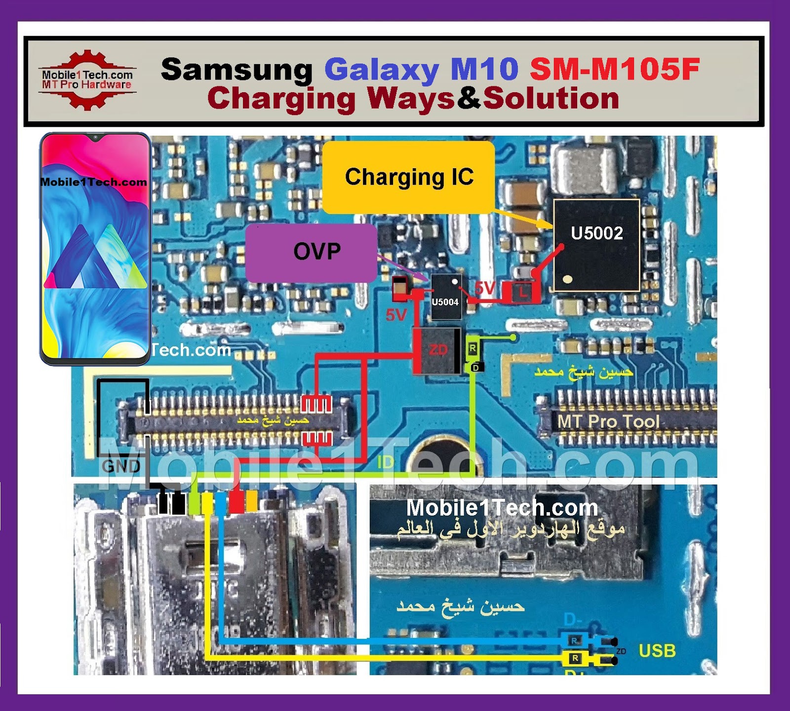 Samsung Galaxy M10 Sm M105f Charging Ways