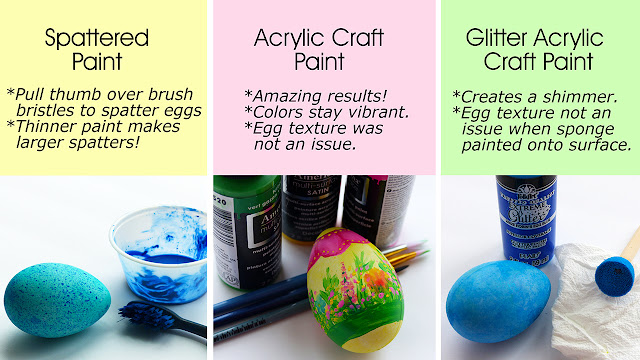 12 fun craft ideas on how to decorate fake Easter Eggs by Annie Lang