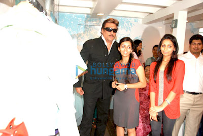 Mugdha, Vatsal and Jackie Shroff at the launch of SOBO for men image