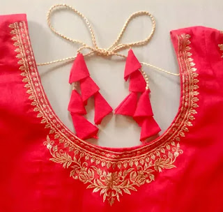 Readymade Embroidery Designs Blouse