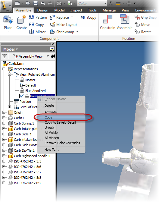 View Representations In Autodesk Inventor Assemblies The Right Point Of View Inventor Tales