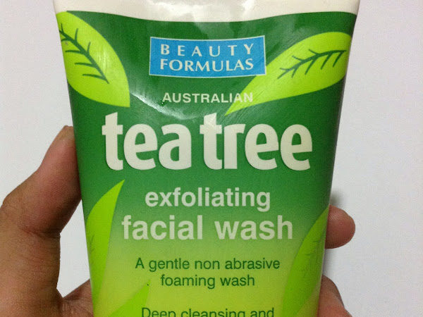 Product Review: Beauty Formulas  Tea Tree Exfoliating Facial Wash