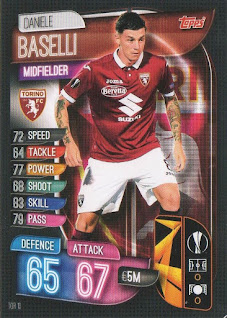 Topps Match Attax UEFA Champions League 2019-2020 (International Variant) Torino FC Set