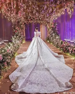 Tiffany Tang wedding dress