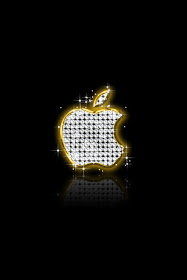 Diamond Apple Logo iPhone Wallpaper By TipTechNews.com