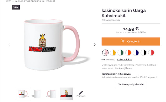 kasinokeisarin Garga Kahvimuki