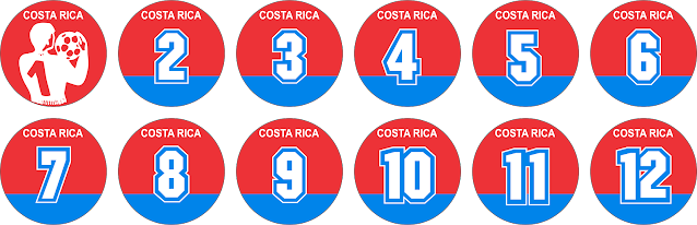 COSTA RICA CHAMBURCY-CONCACAF INEXISTENTE PLACAR PLACAR ESCUDO BOTÃO ARTE BOTÃO TIME BOTÃO PLACAR GULIVER