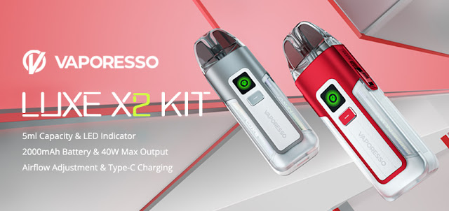 Vaporesso LUXE X2 Kit brings your experience to next level