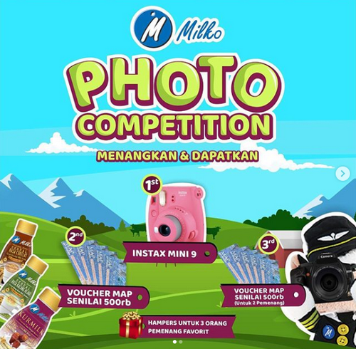 Kontes Foto Milko Berhadiah Instax Mini 9, Voucher MAP & Hampers