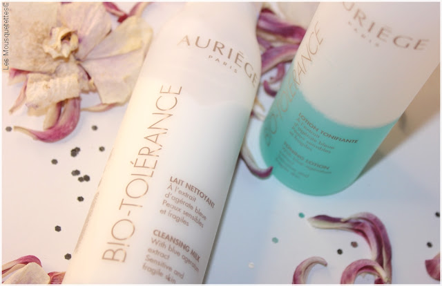 Duo Démaquillage Lait démaquillant Lotion Tonique Auriège - Blog beauté Les Mousquetettes©