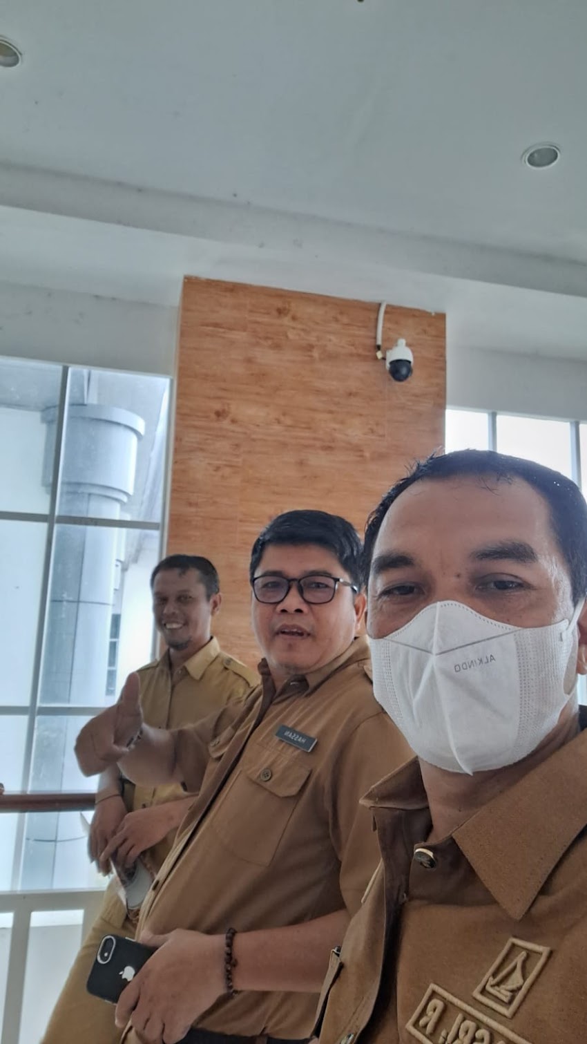 Menghadiri pelantikan Kepegawaian kepemerintahan