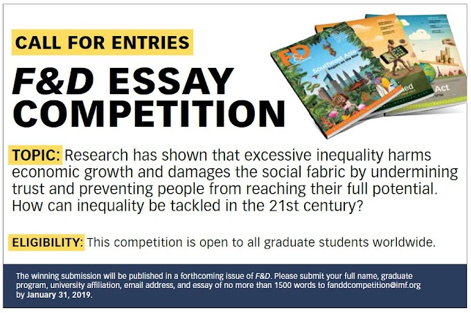 Finance and Development Essay Competition for graduate Students World wide 2019