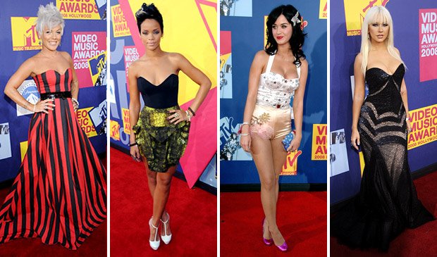 Who's on the "what's hot"and "what's not" list - MTV Awards 2008