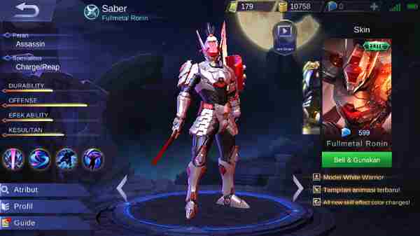 Meta Saber dan Alpha Mobile Legend