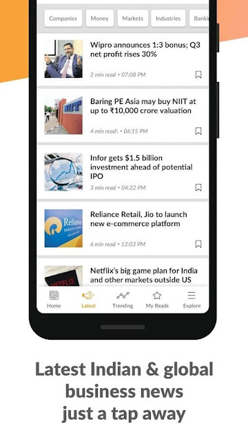 Mint: Business & Stock Market MOD APK Subscribed