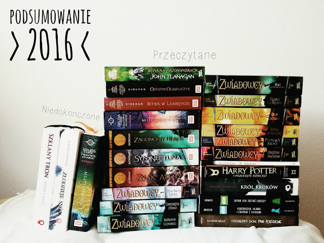 Czytelnicze PODSUMOWANIE 2016 roku !!! 