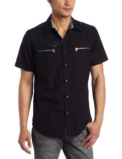 Marc Ecko Cut & Sew Men's Point Collar Shirt