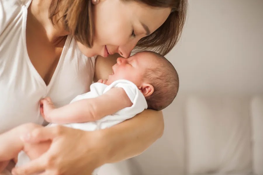 Mama y su bebe