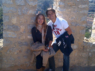 David Ferrer with Girlfriend