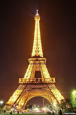 paris torre eiffel de noche