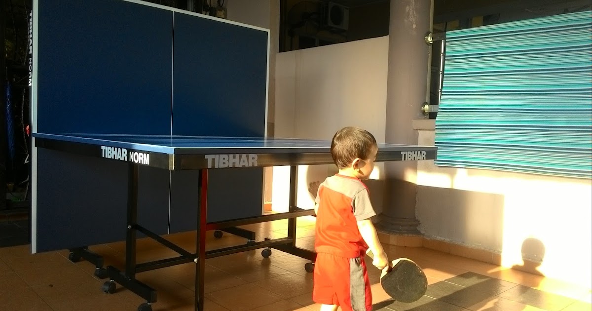 Belajar main ping pong  Syakir Afif