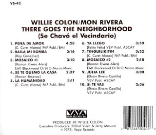 Willie Colon & Mon Rivera ‎– There Goes The Neighborhood b