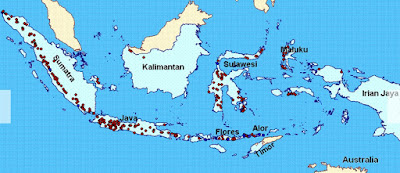 Peta Penyebaran Energi Geothermal di Indonesia