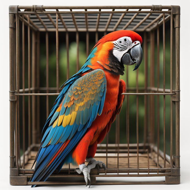 Cage for Macaw Parrot