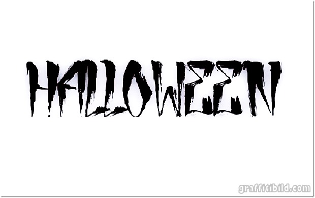 Halloween graffiti letters, halloween graffiti schrift, graffiti fonts