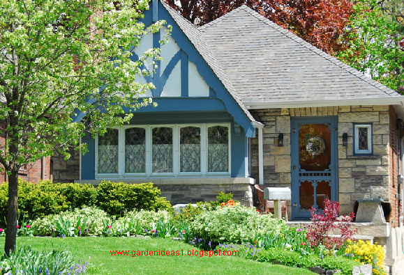 simple front yard landscaping pictures. Front Yard Landscape Garden