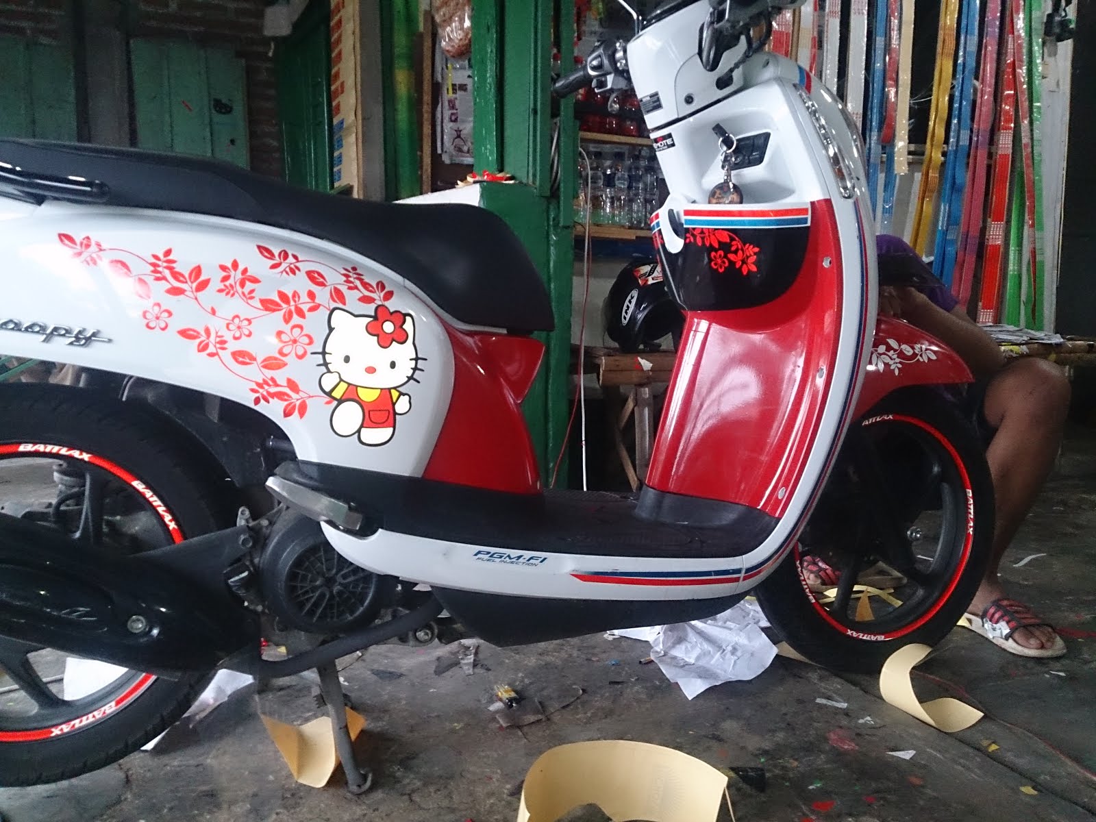 Modifikasi Motor Scoopy Doraemon Modifikasi Motor