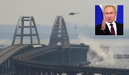 Russian President Vladimir Putin threatens 'harsh' reprisals after Crimea bridge attack
