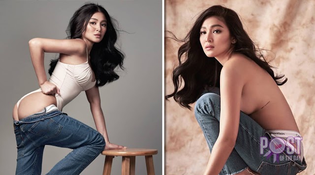 Nadine Lustre poses Topless for her Birthday