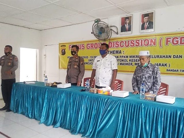 Polres Labuhanbatu Gelar FGD Putus Penularan Covid-19