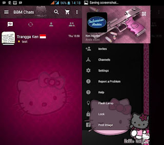 BBM Mod Pink Hello Kitty Based 2.11.0.16 APK