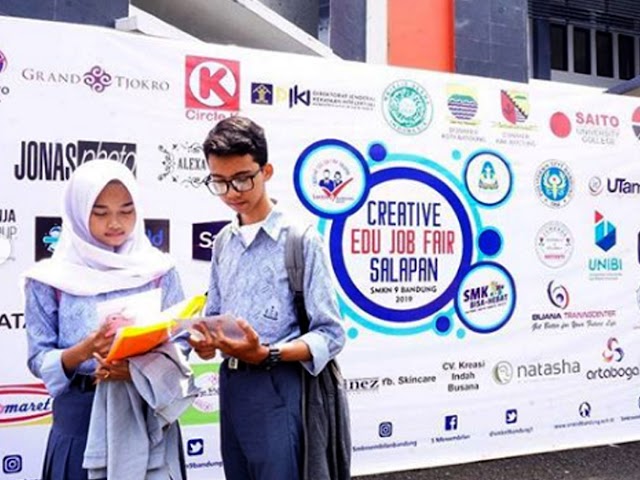 SMKN 9 Bandung Gelar Creative Edu Job Fair Salapan