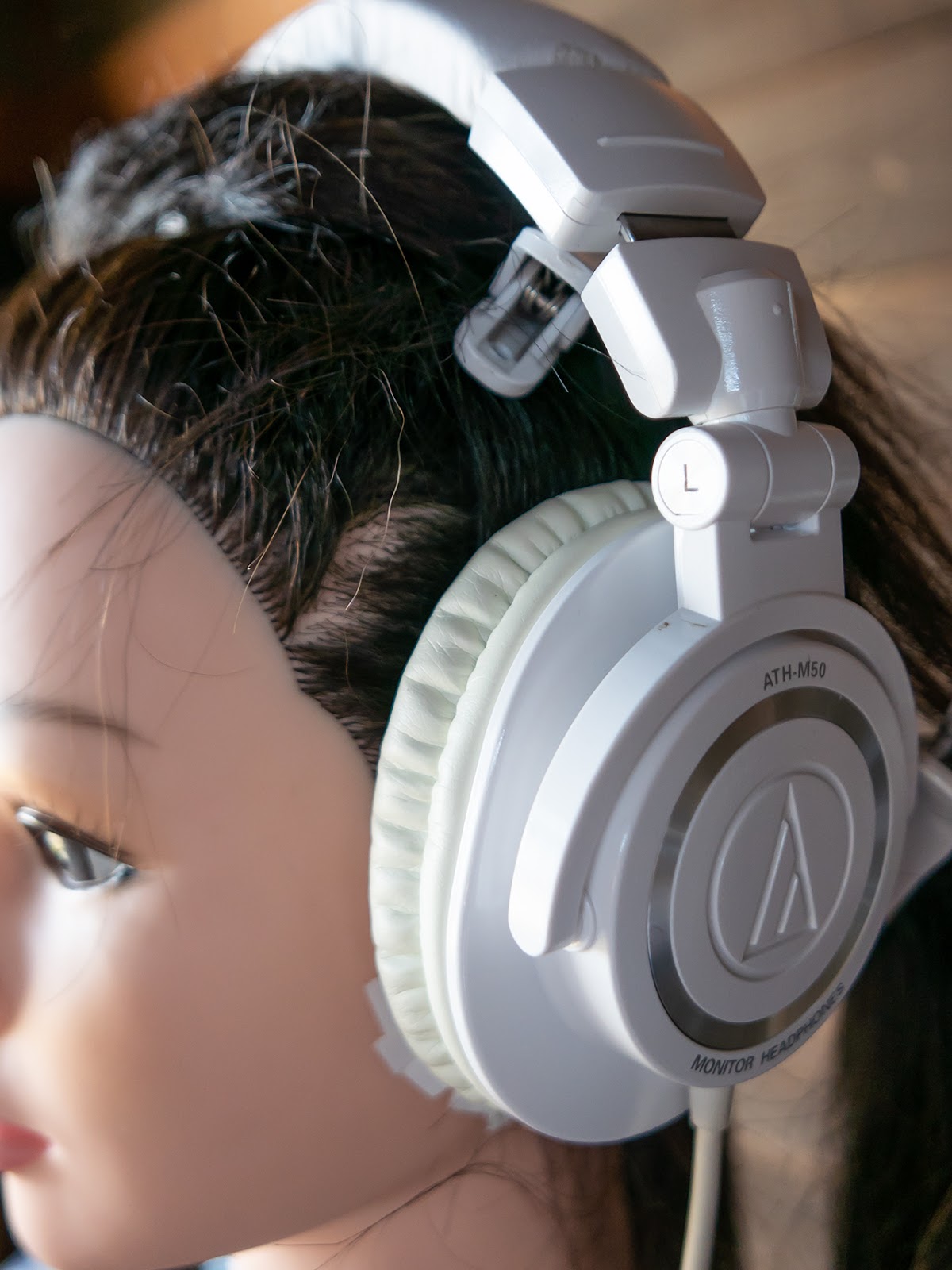 Diy Ath M50のヘッドバンドに本革を張る 汚れつちまつたメイクアップアーチスト