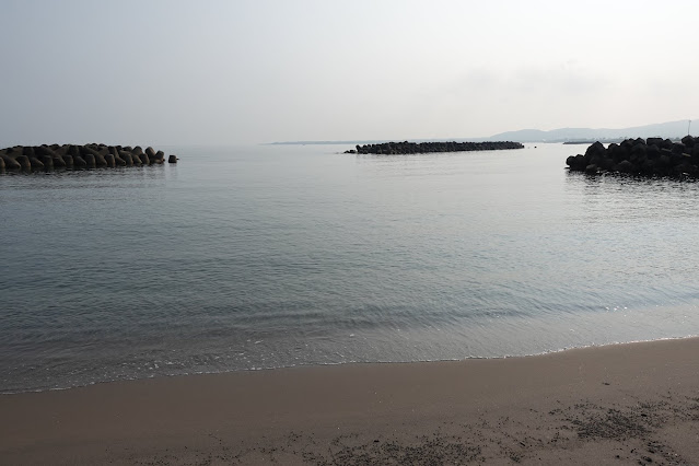 鳥取県の日吉津の砂浜